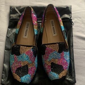 Steve Madden Colorful Beaded Loafers